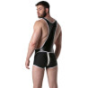 LEADER Body Singlet BRUT Noir-Blanc